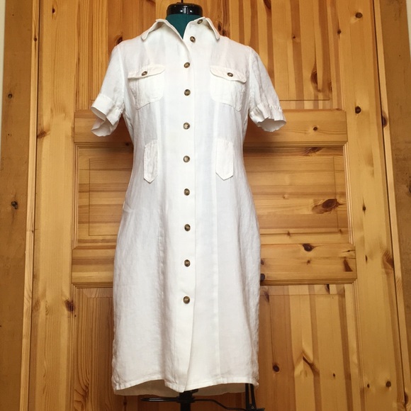 White linen dress - Picture 7 of 7